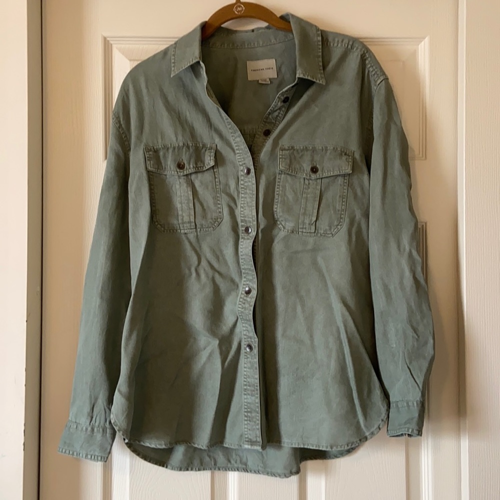 American Eagle Utility Shirt Size Small